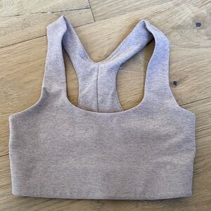Seamless Racerback Bralette in Taupe